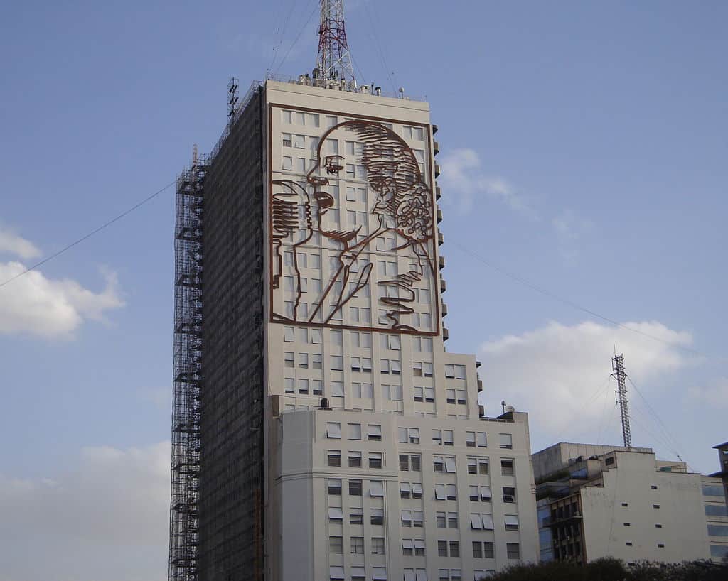 Evita: Das Gebäude des Gesundheitsministeriums in Argentinien