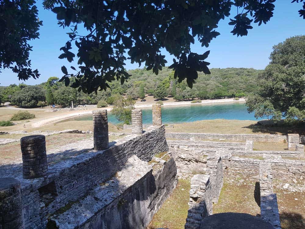Geschichte auf jedem Schritt: Der Blick aus einer römischen Villa auf die Bucht Verige
