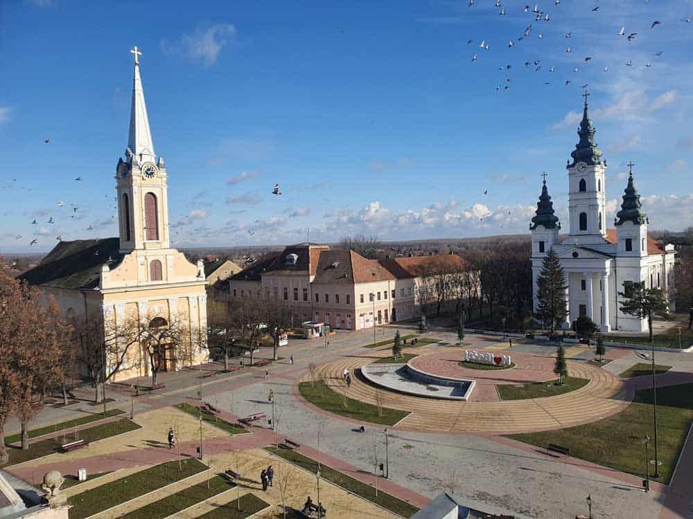 "BEČEJSKA POGAČA": Pogled na Trg oslobođenja sa tornja Varoške kuće