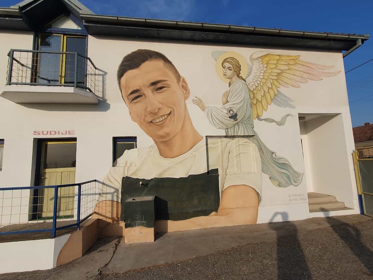TEREN "OFK BAČINCI": Mural posvećen prerano preminulom fudbaleru 
