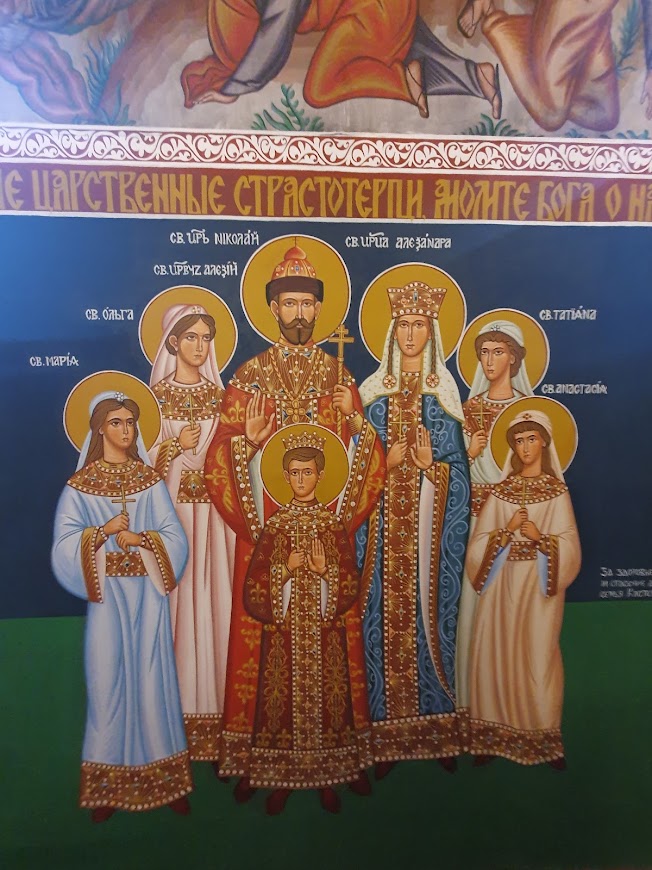 POBIJENI 1918: Freska carske porodice Romanov u Ruskoj crkvi
