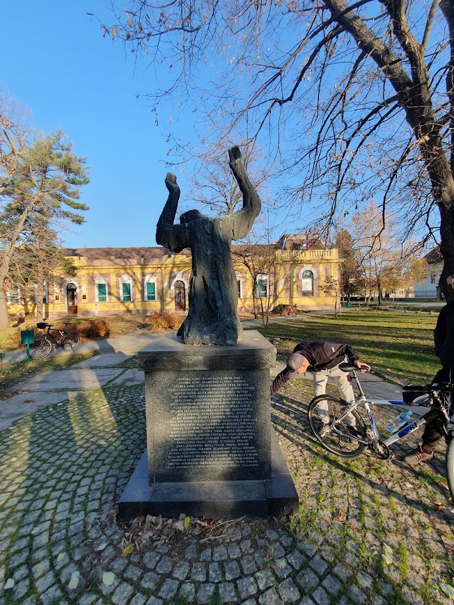UBIJANE CELE PORODICE, ŽENE, DECA, BEBE: Soldatovićev spomenik žrtvama Racije u centru Đurđeva