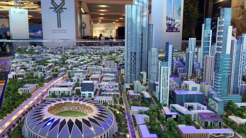 GRAD OD 45 MILIJARDI DOLARA: Maketa "Novog Kaira" čije je otvaranje predviđeno za 2022.
