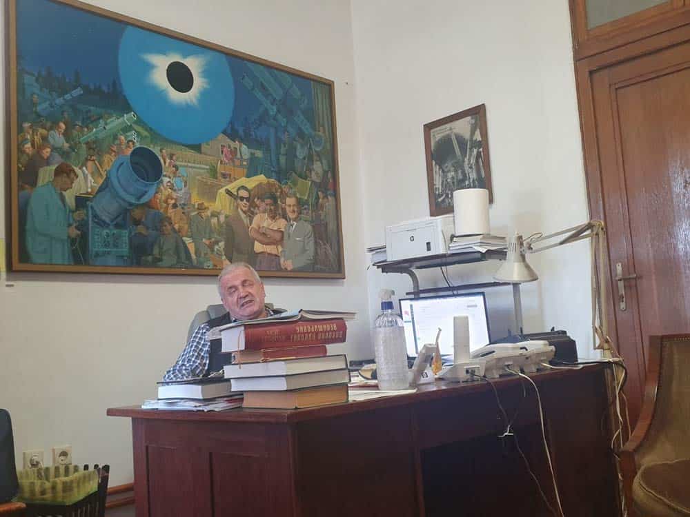 Crnogorac sa mađarskim akcentom: Upravnik Gojko Đurašević u svom kabinetu
