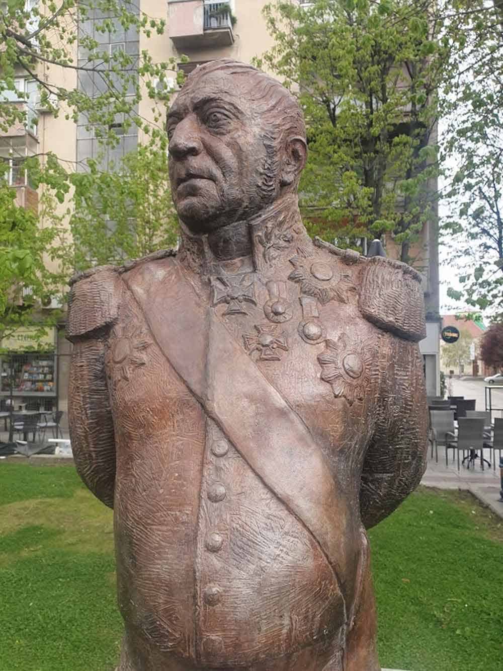RUSKI PARK: Bista generala Đorđa Aksentijevića