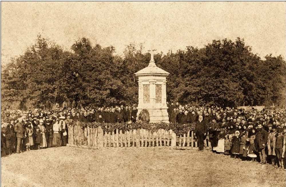 POSVEĆEN PRINCU RUDOLFU: Posvećenje obeliska 2. novembra 1891.
